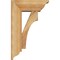 Ekena Millwork Westlake Traditional Rough Sawn Bracket w/ Offset Brace, Western Red Cedar, 6"W x 14"D x 22"H BKT0604X14X22WTL01RWR - alternate 3